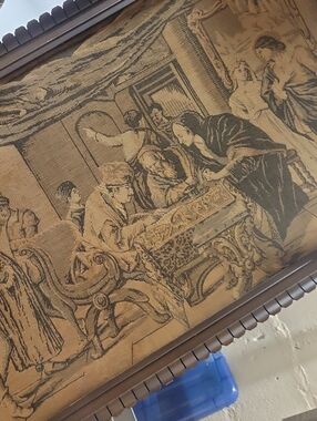 Antique Nostradomis(?) French Tapestry 1700-1800 In Amazing Cond.